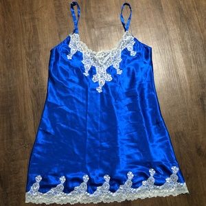 Jones New York Satin Slip Dress Lingerie Sz M